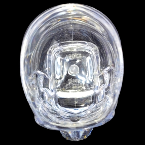 NEW 4"CRYSTAL HEAD" VODKA SKULL PLASTIC SHOT GLASSES - Picture 7 of 8